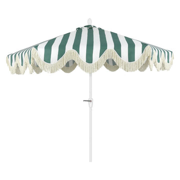 Collins 9 ft. Classic Cottage Tassel Market Patio Umbrella